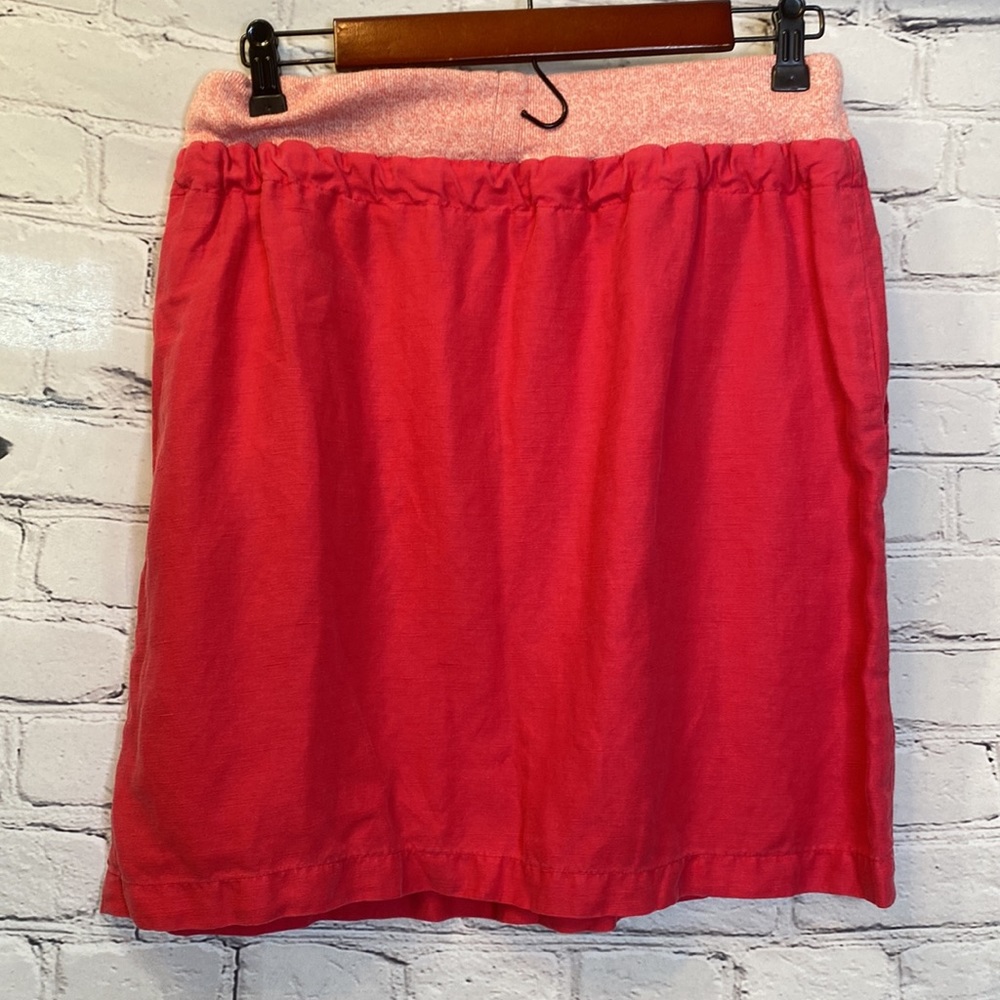 Anthropologie Daughters Of The Liberation Pink 100% Cotton Skirt Size 8 - Picture 7 of 10